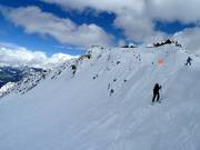 Vue le long de la crête CPR