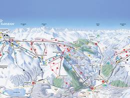 Plan des pistes Parsenn (Davos Klosters)