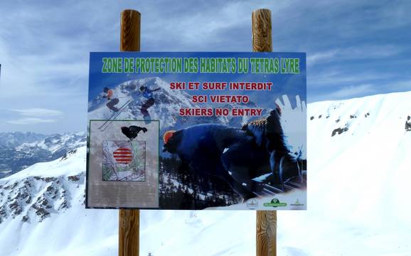 Val de Durance: Domaines skiables respectueux de l'environnement – Respect de l'environnement Via Lattea (Voie Lactée) – Montgenèvre/Sestrières/Sauze d’Oulx/San Sicario/Clavière
