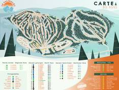 Plan des pistes Valinouët