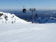 Préparation parfaite des pistes dans le domaine skiable de Whakapapa