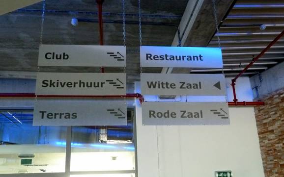 Zélande: indications de directions sur les domaines skiables – Indications de directions SnowWorld Terneuzen