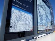 Grands panneaux d'information avec vue détaillée et vue d'ensemble