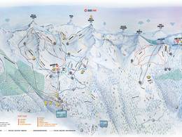 Plan des pistes Grimentz/Zinal