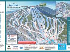Plan des pistes Pats Peak