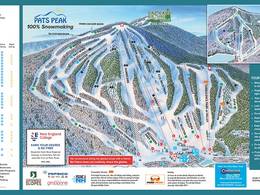 Plan des pistes Pats Peak