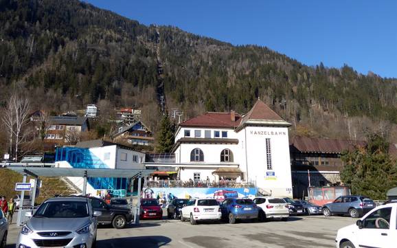 Klagenfurt-Villach: Accès aux domaines skiables et parkings – Accès, parking Gerlitzen
