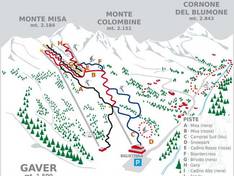 Plan des pistes Bagolino