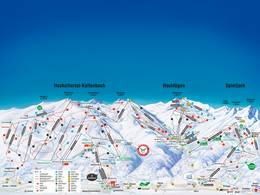 Plan des pistes Kaltenbach – Hochzillertal/Hochfügen (SKi-optimal)