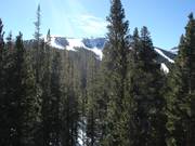 Vue sur le sommet du June Mountain