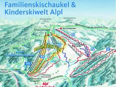 Plan des pistes Alpl – Krieglach
