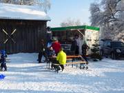 Kiosque à la station de vallée