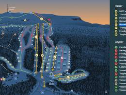 Domaine skiable Vassfjellet – Klæbu/Trondheim