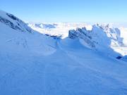 Pistes de glacier au Titlis