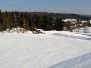 La piste facile dans la partie inférieure