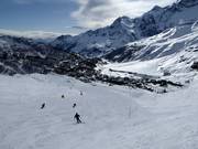 Descente vers Breuil-Cervinia
