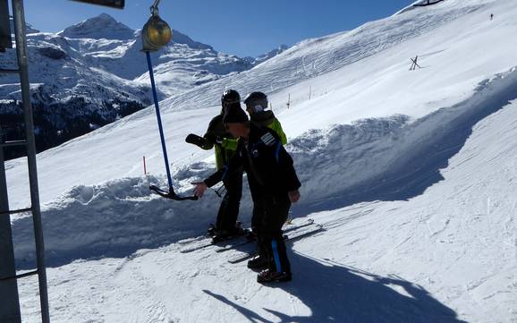 Alpes de l'Adula: amabilité du personnel dans les domaines skiables – Amabilité Vals – Dachberg