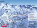 Plan des pistes Ghisoni