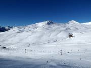 Vue sur le point culminant du domaine skiable de Saint-Lary-Soulan