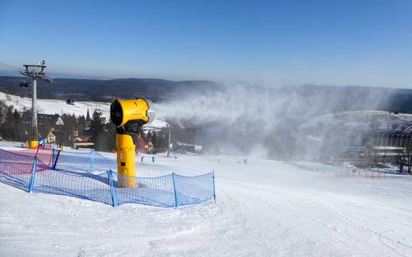 Fiabilité de l'enneigement Sudètes polonaises – Fiabilité de l'enneigement Zieleniec