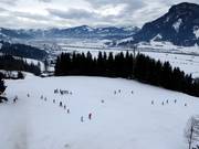 Vue sur le domaine skiable de Kirchdorf