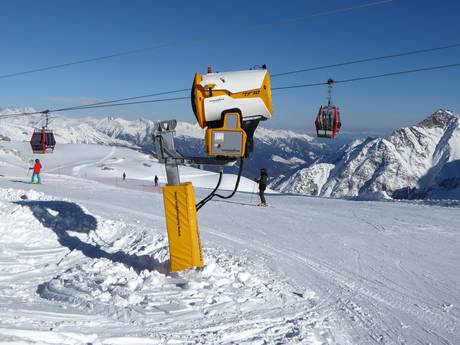 Fiabilité de l'enneigement Italie nord-occidentale – Fiabilité de l'enneigement Ponte di Legno/Tonale/Glacier Presena/Temù (Pontedilegno-Tonale)