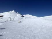 Large piste de glacier au Vorab