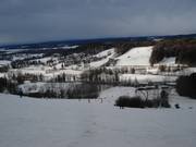 Vue sur la piste principale