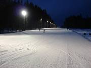 Piste de ski nocturne facile