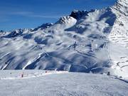 Pistes au Grasjoch avec snowpark
