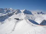Vue sur le domaine skiable vers la Kanzelwand
