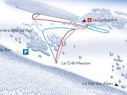 Domaine skiable Le Crêt-Meuron – Fontaines (Les Gollières)