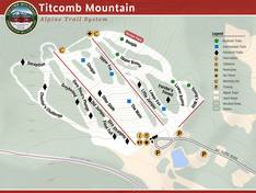 Plan des pistes Titcomb Mountain