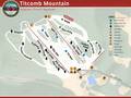 Plan des pistes Titcomb Mountain
