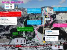 Plan des pistes Asahimura Budo