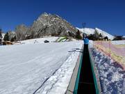 Tapis roulant dans le Kinderland à la station supérieure de Piffing