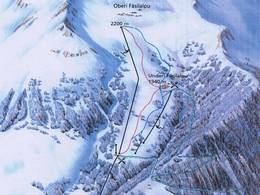 Plan des pistes Jeizinen Feselalp – Gampel/Steg