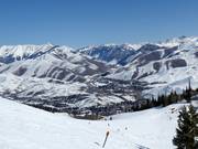Vue sur Ketchum et Sun Valley Village