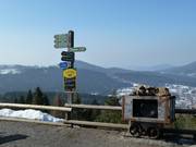 Vue depuis la station intermédiaire sur Bodenmais