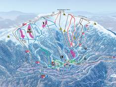 Plan des pistes Aillons-Margériaz