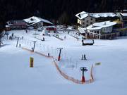 Piste pour débutants à la station de vallée au Wiesenlift