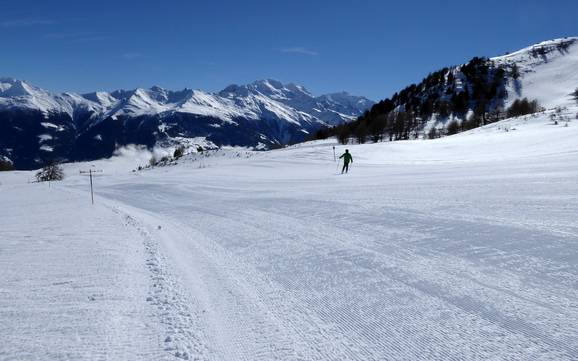Domaines skiables pour les débutants dans la vallée de Viège (Vispertal) – Débutants Bürchen/Törbel – Moosalp