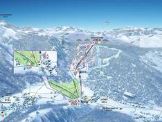 Plan des pistes Arvieux