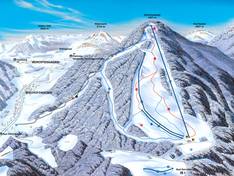 Plan des pistes Götschen – Bischofswiesen