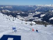 Piste de course au télésiège du sommet