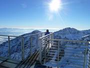 Plateforme panoramique au Lomnický štít à 2634 m