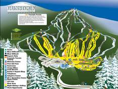 Plan des pistes Gunstock
