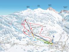 Plan des pistes Pany (Luzein)