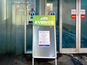 Panneau d'information à l'entrée