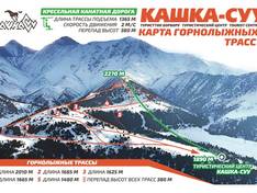 Plan des pistes Kashka Suu